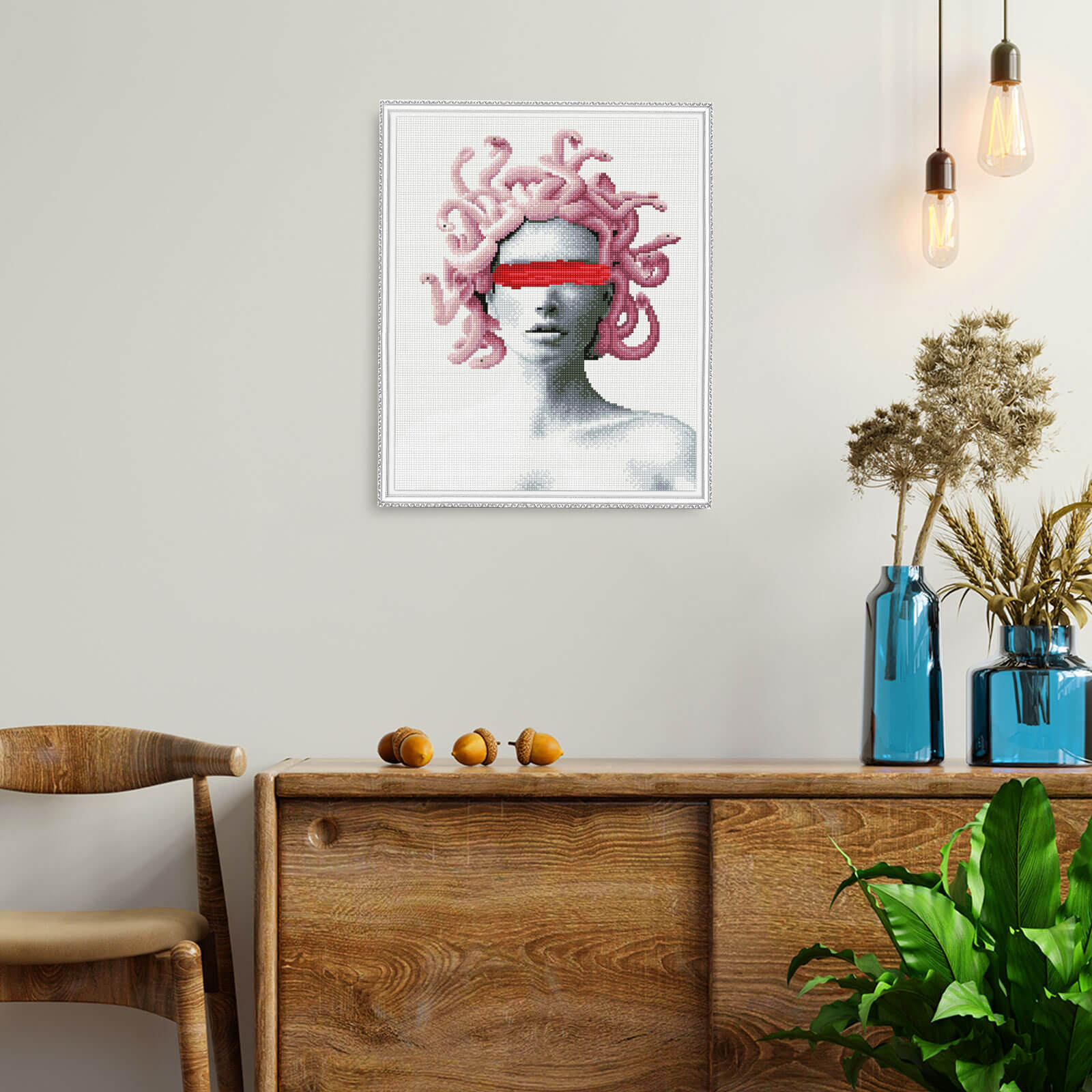 5D Diamond Painting 40x50 cm | Gorgon (LG233e) – Diamond painting | Varvikas.Shop