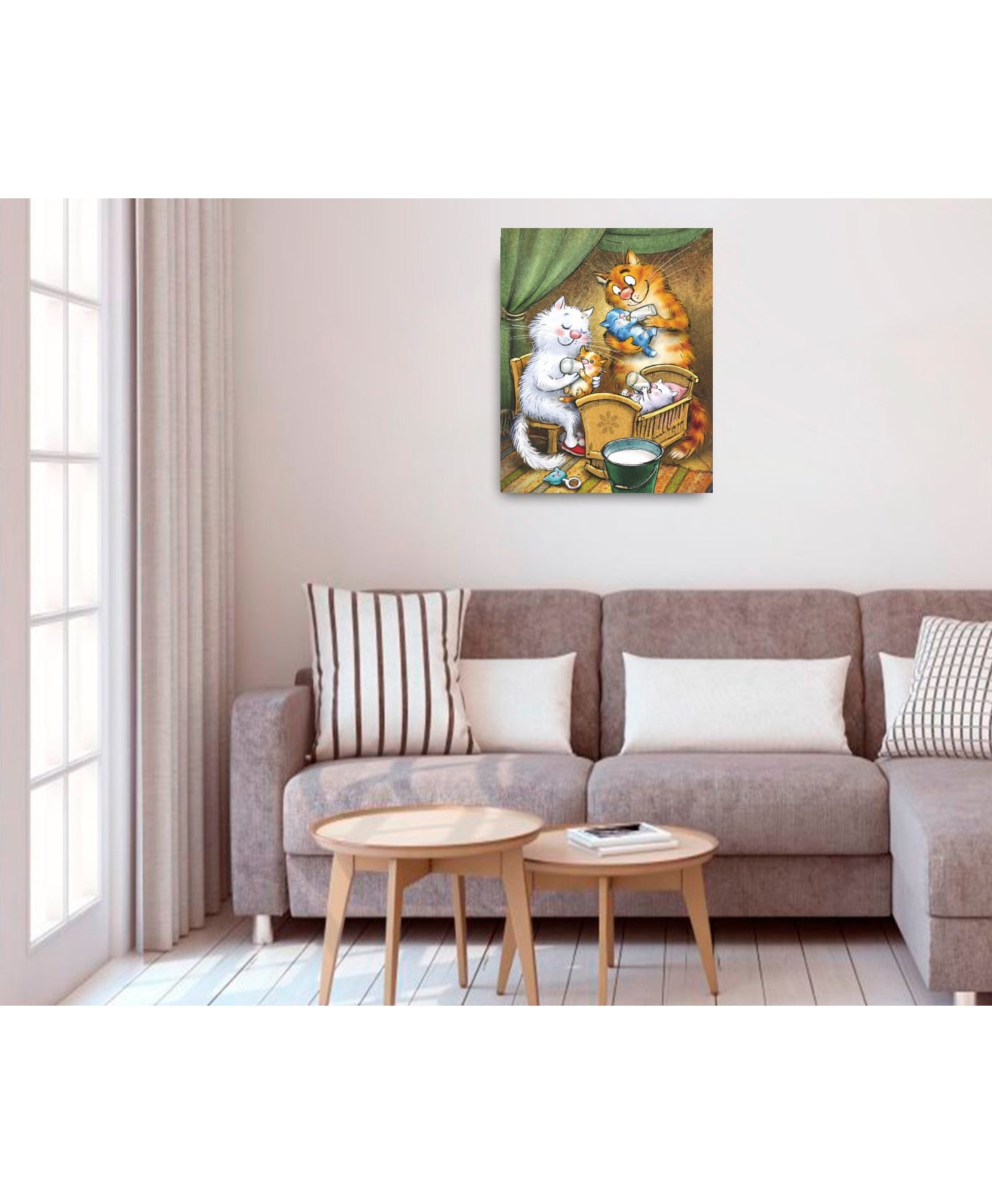 5D Diamond Painting 40x50 cm | Happy Family (LG277e) – Diamond painting | Varvikas.Shop