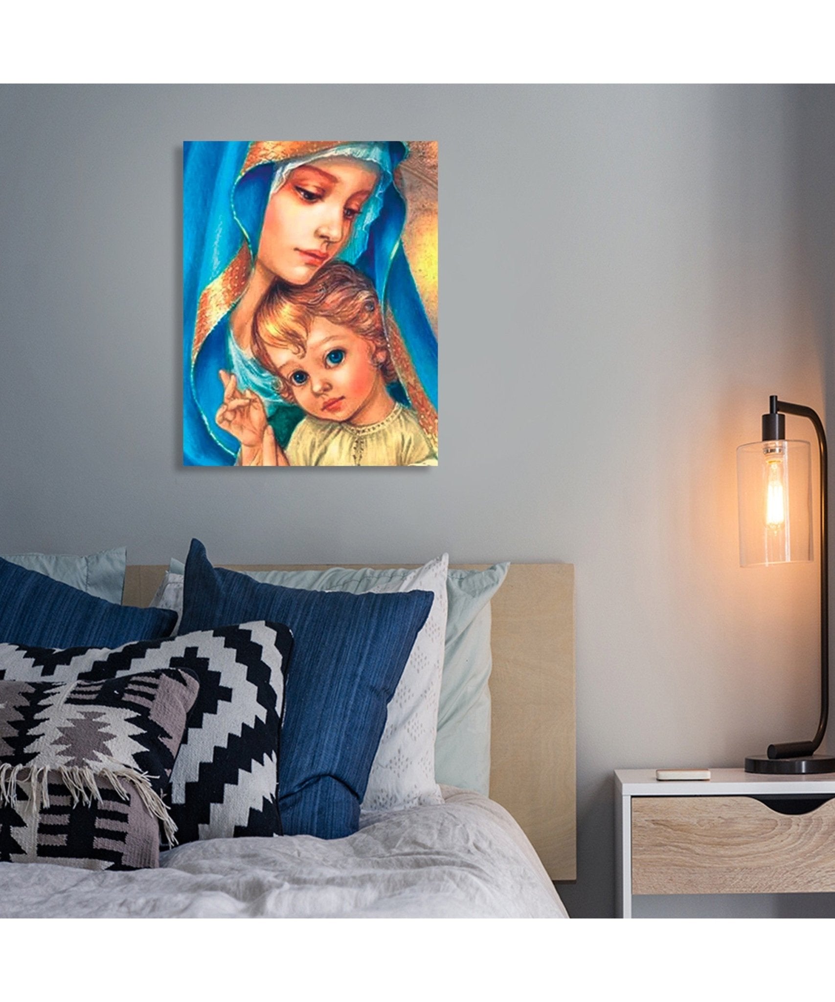 5D Diamond Painting 40x50 cm | Holy Mother (LG237e) – Diamond painting | Varvikas.Shop