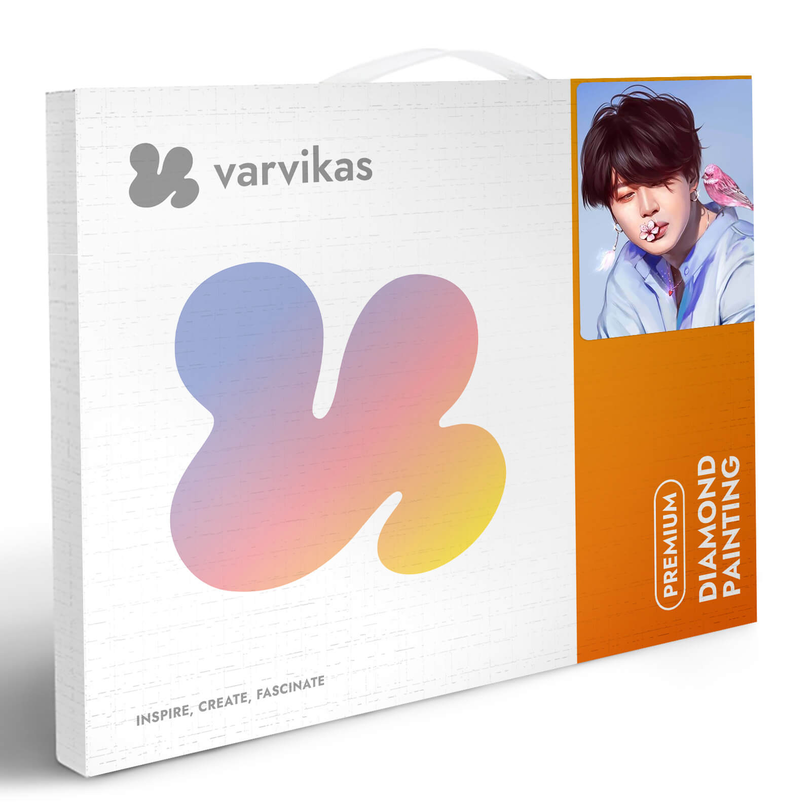 5D Diamond Painting 40x50 cm | Jimin with a bird (LG340e) – Diamond painting | Varvikas.Shop