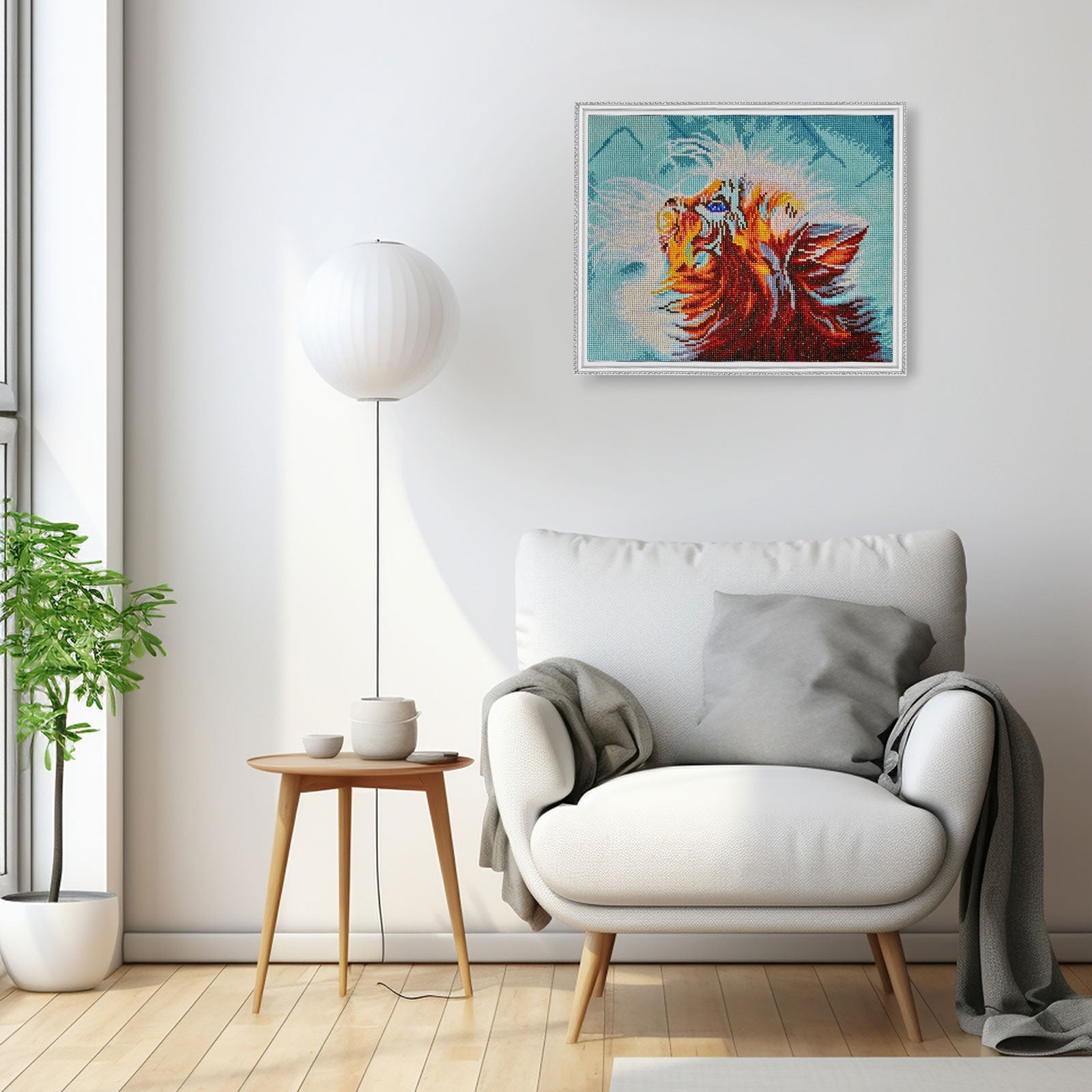 5D Diamond Painting 40x50 cm | Kitten in a Dream (LG010e) – Diamond painting | Varvikas.Shop