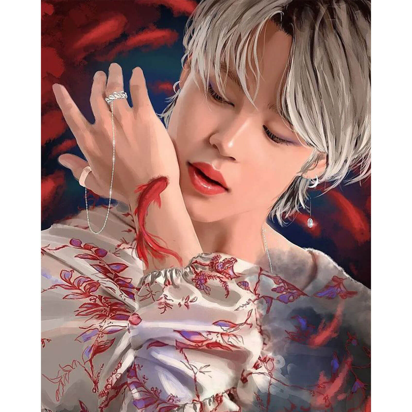 5D Diamond Painting 40x50 cm | Korean idol (LG339e) – Diamond painting | Varvikas.Shop