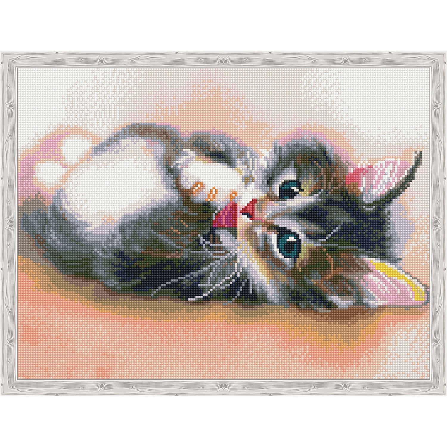 5D Diamond Painting 40x50 cm | Little Kitten (LG011e) – Diamond painting | Varvikas.Shop