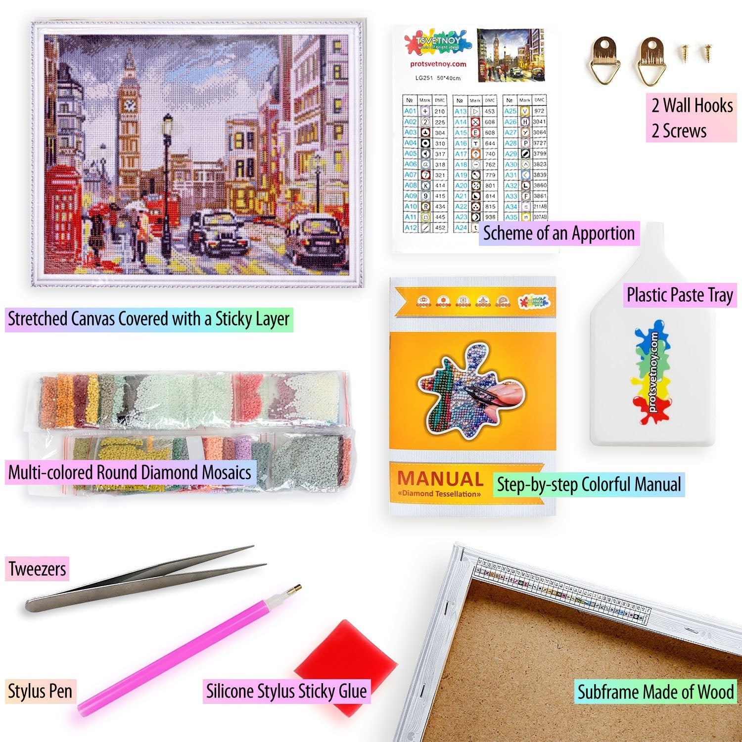 5D Diamond Painting 40x50 cm | London in Autumn (LG251e) – Diamond painting | Varvikas.Shop