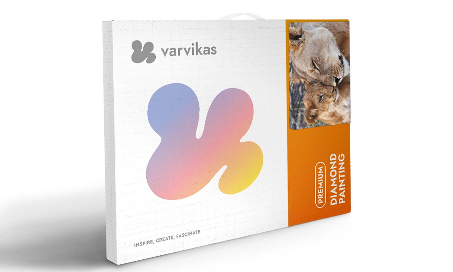 5D Diamond Painting 40x50 cm | Loving Lioness (LG197e) – Diamond painting | Varvikas.Shop