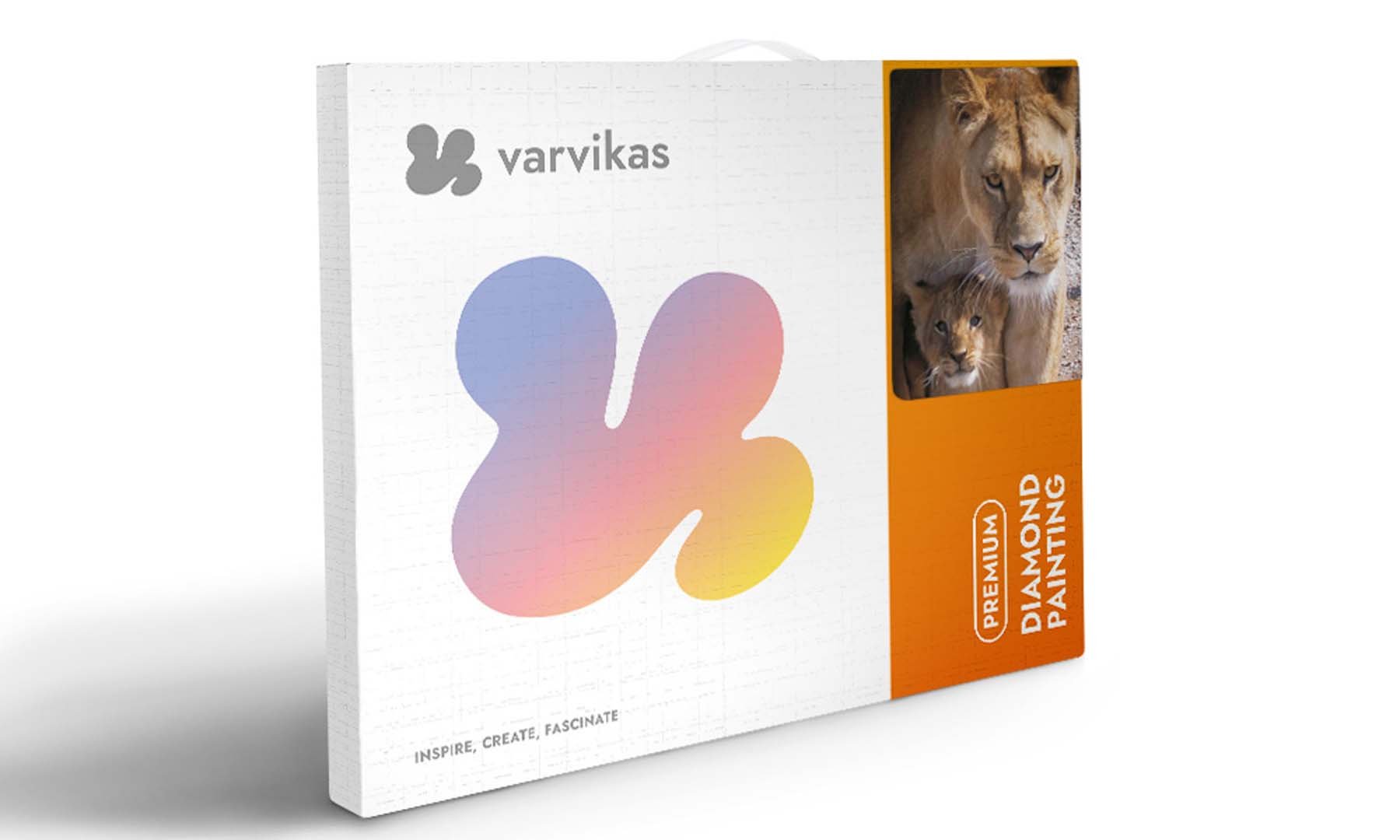 5D Diamond Painting 40x50 cm | Mother Lioness (LG198e) – Diamond painting | Varvikas.Shop