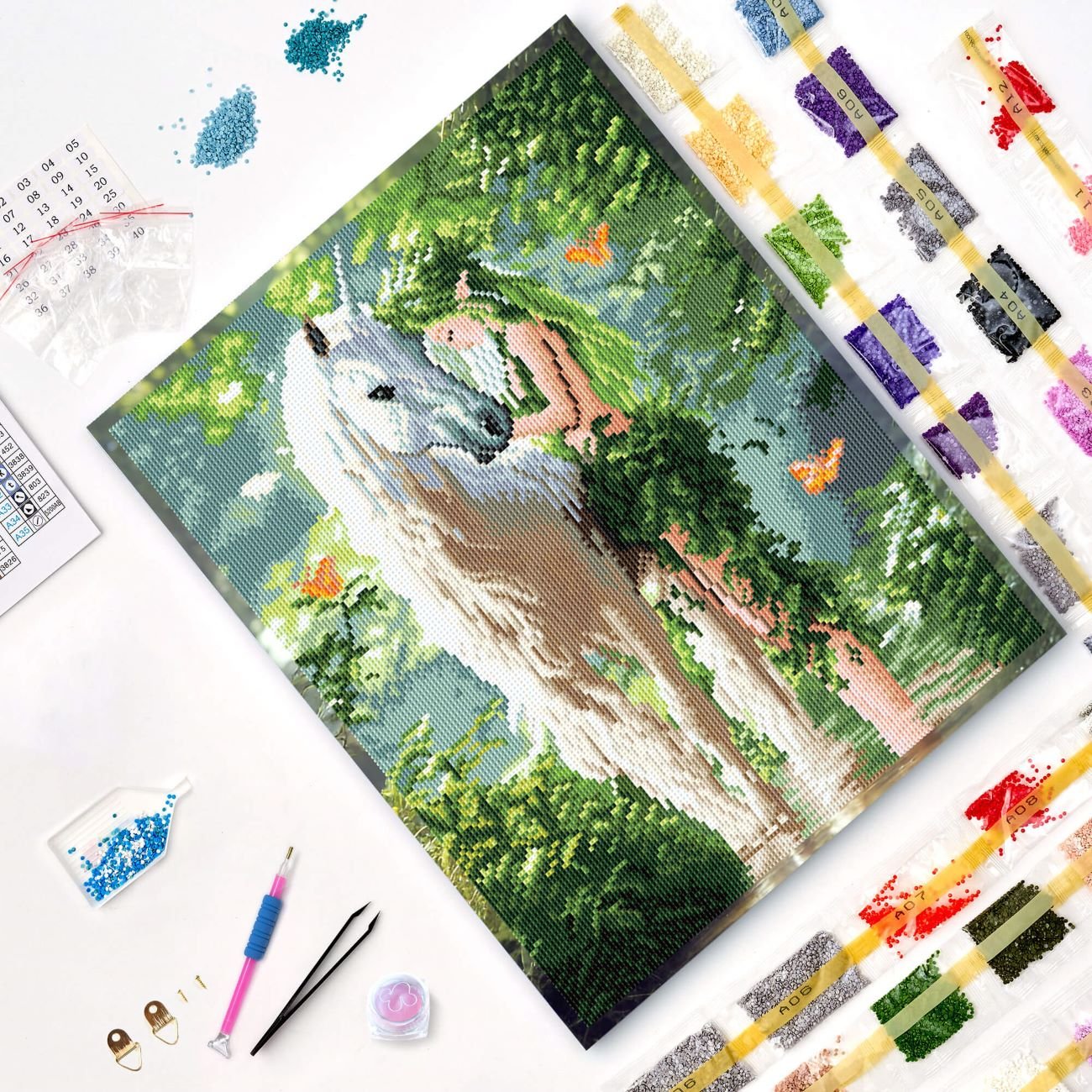 5D Diamond Painting 40x50 cm | Mystic Alliance (LG372e) – Diamond painting | Varvikas.Shop