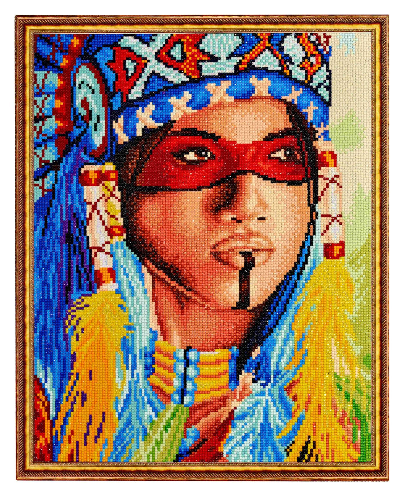 5D Diamond Painting 40x50 cm | Native American Woman (LG234e) – Diamond painting | Varvikas.Shop