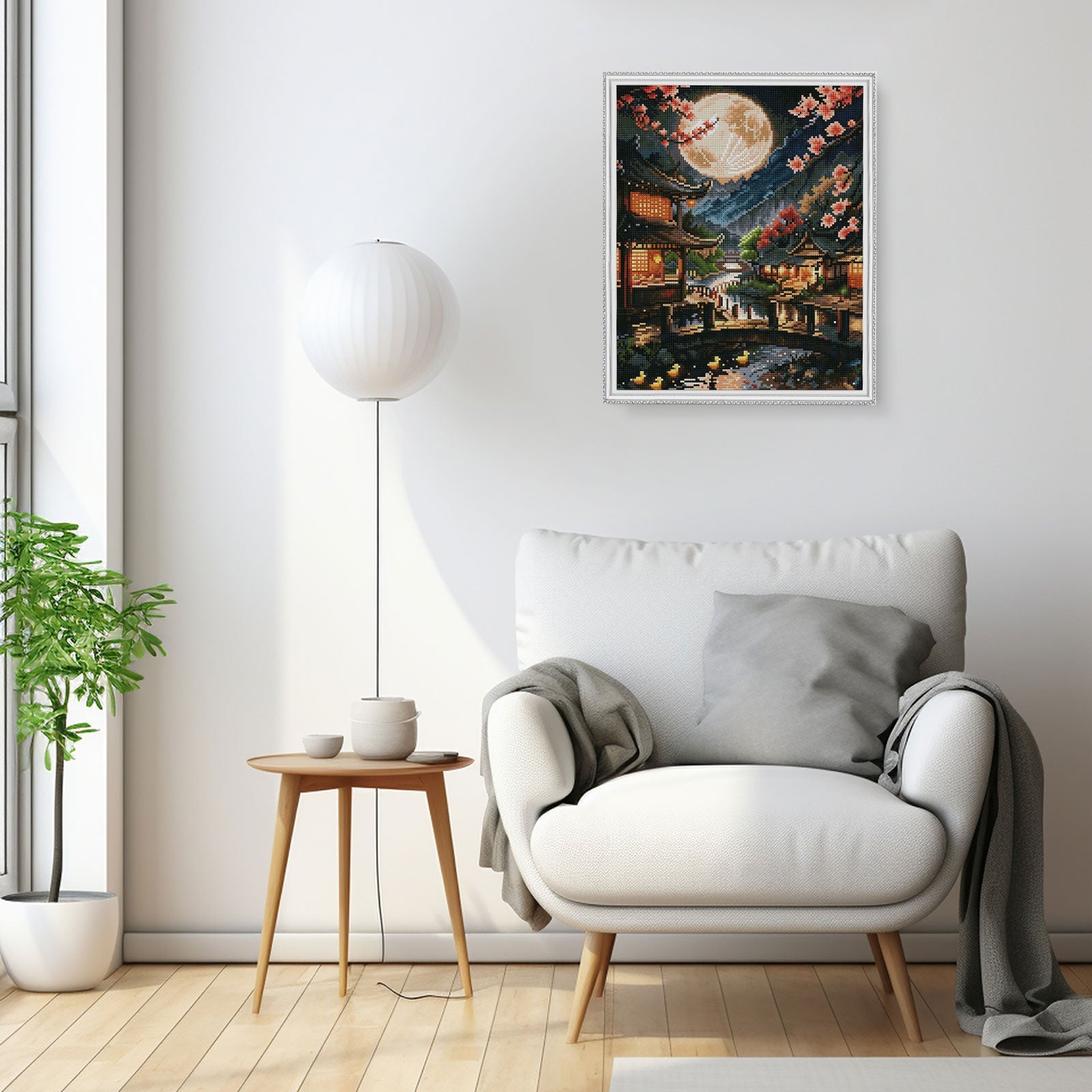 5D Diamond Painting 40x50 cm | Oriental valley (LG345e) – Diamond painting | Varvikas.Shop