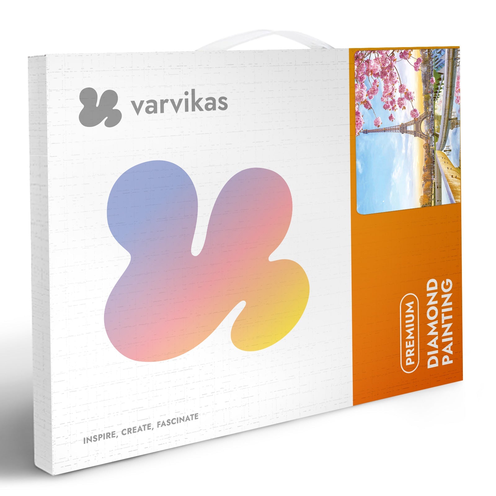 5D Diamond Painting 40x50 cm | Paris in Blossom (LG194e) – Diamond painting | Varvikas.Shop