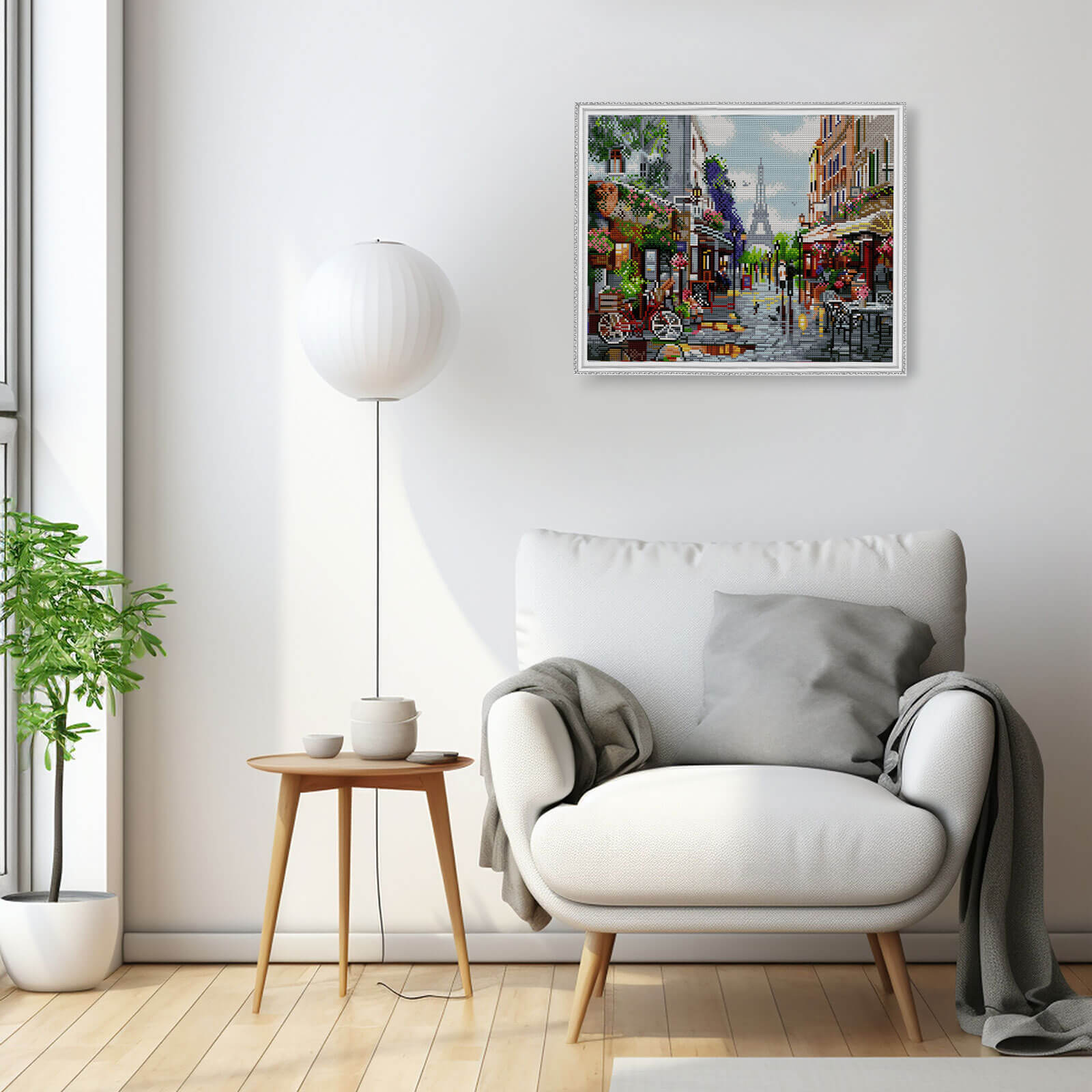 5D Diamond Painting 40x50 cm | Paris in Spring (LG260e) – Diamond painting | Varvikas.Shop