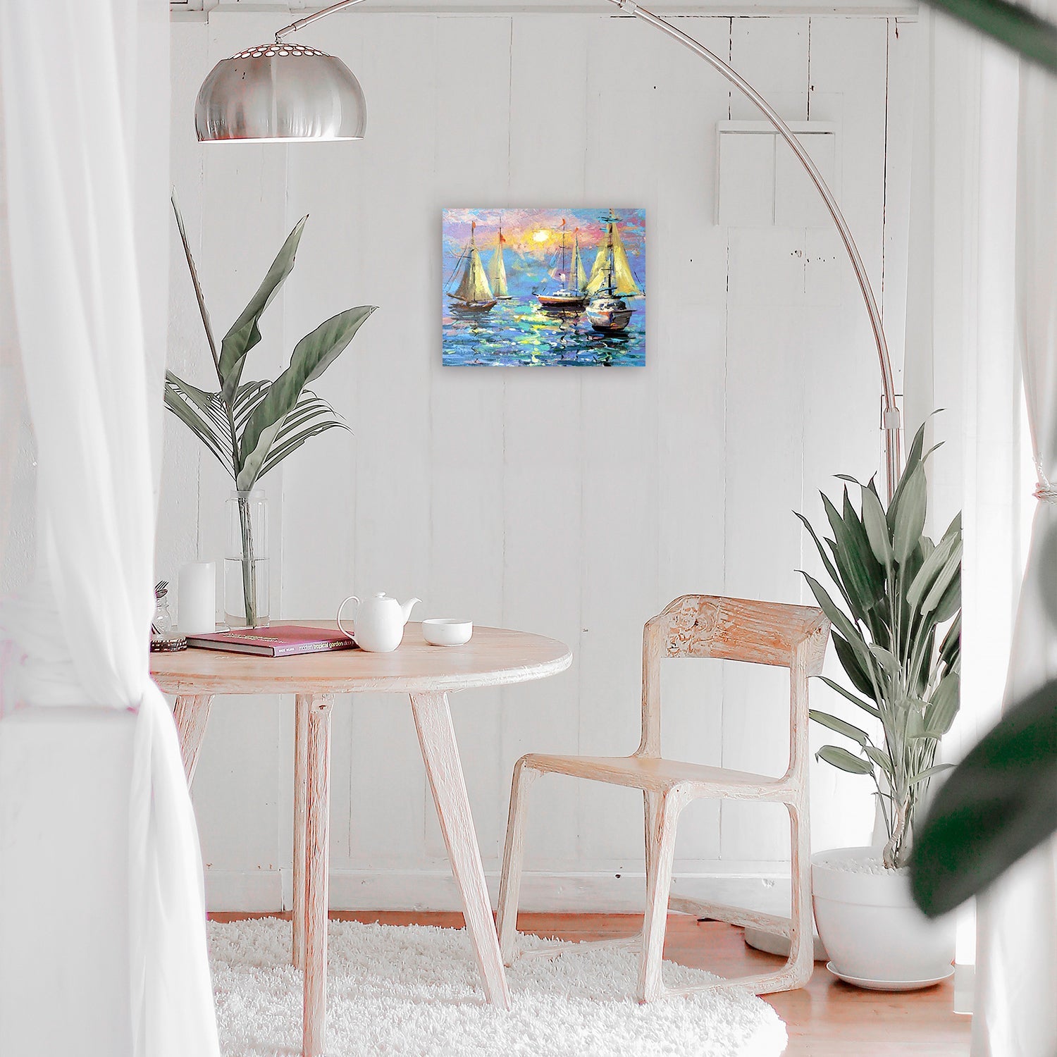 5D Diamond Painting 40x50 cm | Quiet Harbour (LG059e) – Diamond painting | Varvikas.Shop