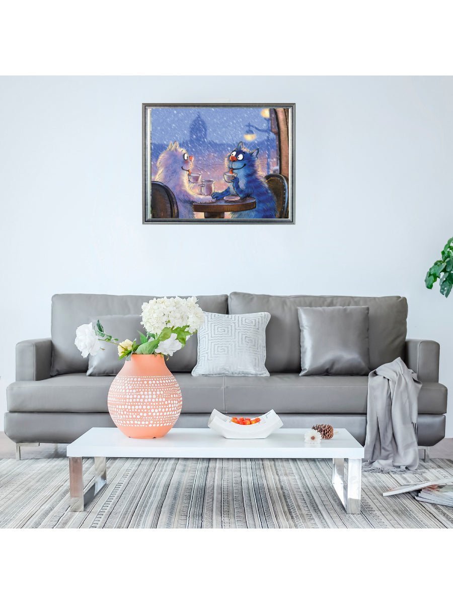 5D Diamond Painting 40x50 cm | Rendezvous (LG273e) – Diamond painting | Varvikas.Shop