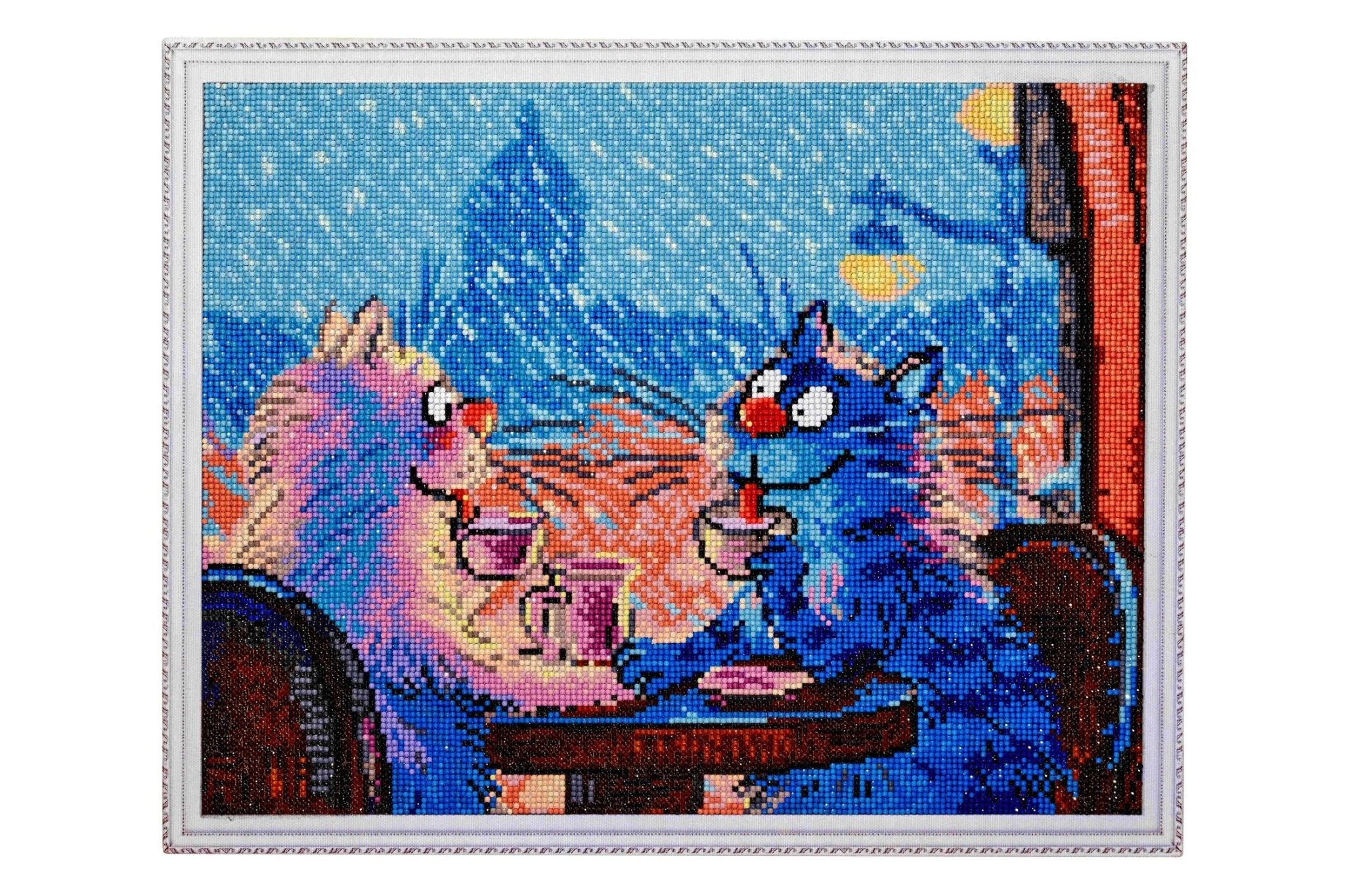 5D Diamond Painting 40x50 cm | Rendezvous (LG273e) – Diamond painting | Varvikas.Shop