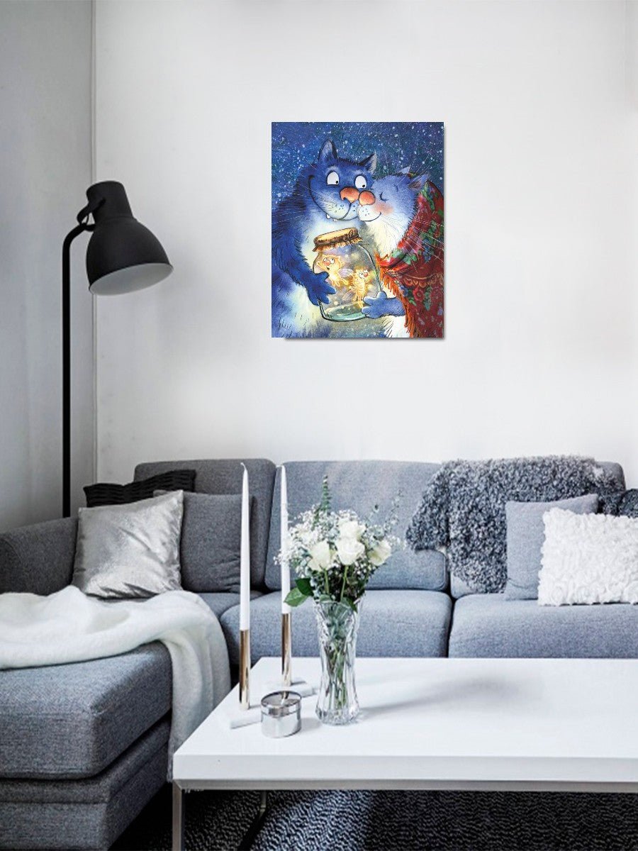 5D Diamond Painting 40x50 cm | Romance With Fireflies (LG276e) – Diamond painting | Varvikas.Shop