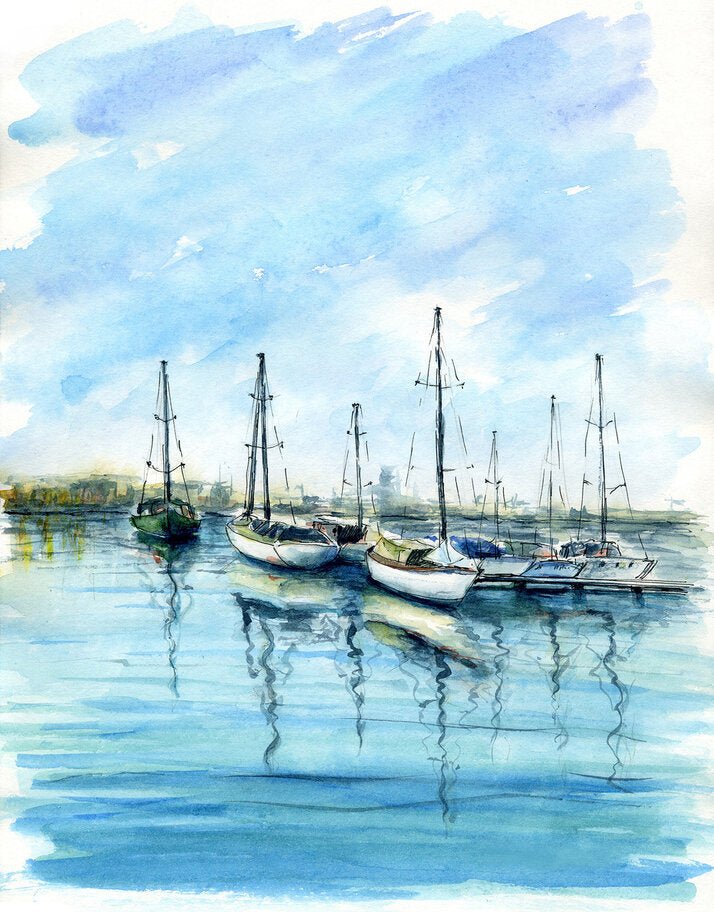 5D Diamond Painting 40x50 cm | Seascape (LG045e) – Diamond painting | Varvikas.Shop