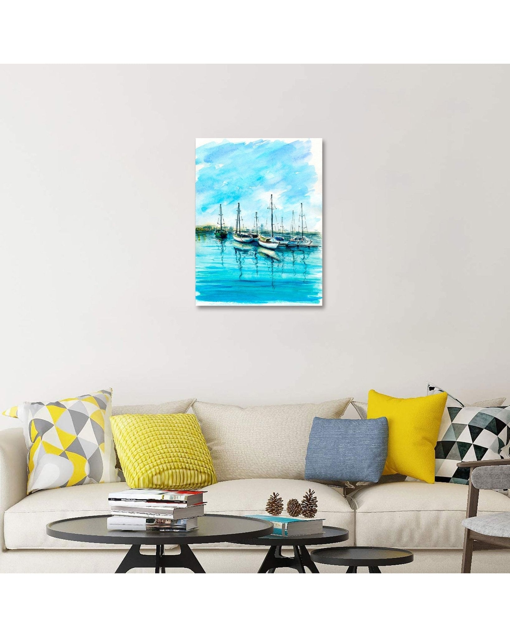 5D Diamond Painting 40x50 cm | Seascape (LG045e) – Diamond painting | Varvikas.Shop