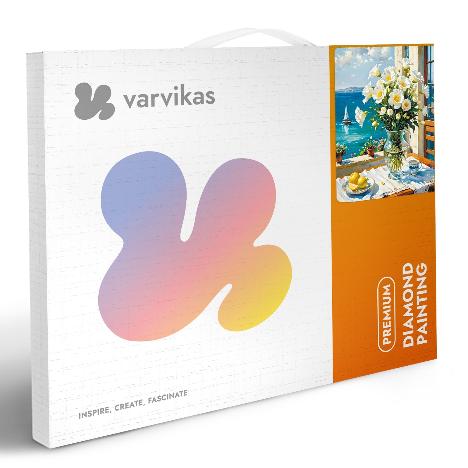 5D Diamond Painting 40x50 cm | Seaside Window (LG376e) – Diamond painting | Varvikas.Shop