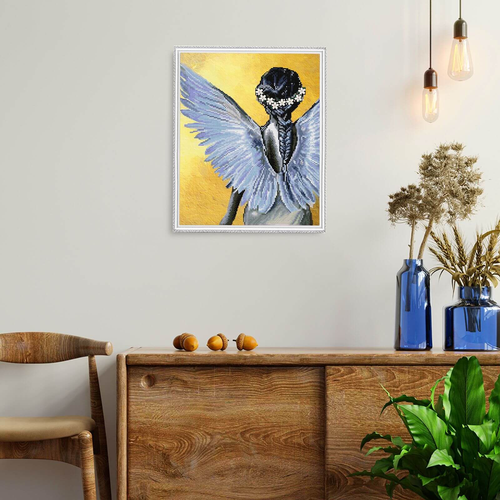 5D Diamond Painting 40x50 cm | Shining angel (LGPS009e) – Diamond painting | Varvikas.Shop