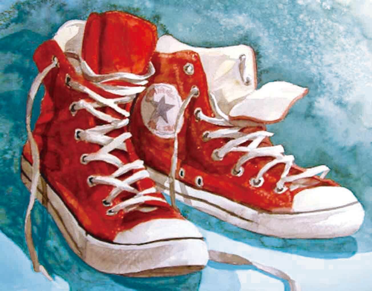 5D Diamond Painting 40x50 cm | Sneakers (LG153e) – Diamond painting | Varvikas.Shop