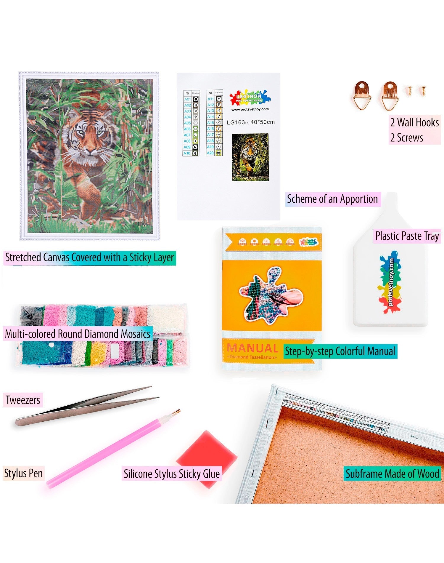 5D Diamond Painting 40x50 cm | Soft gait (LG163e) – Diamond painting | Varvikas.Shop