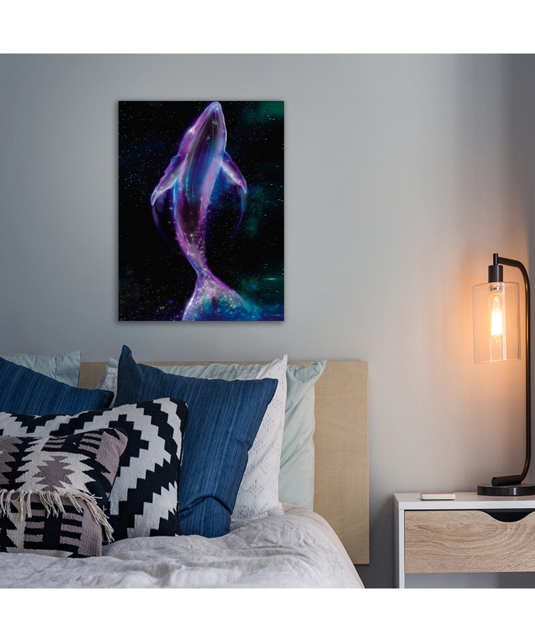 5D Diamond Painting 40x50 cm | Space Whale (LG242e) – Diamond painting | Varvikas.Shop