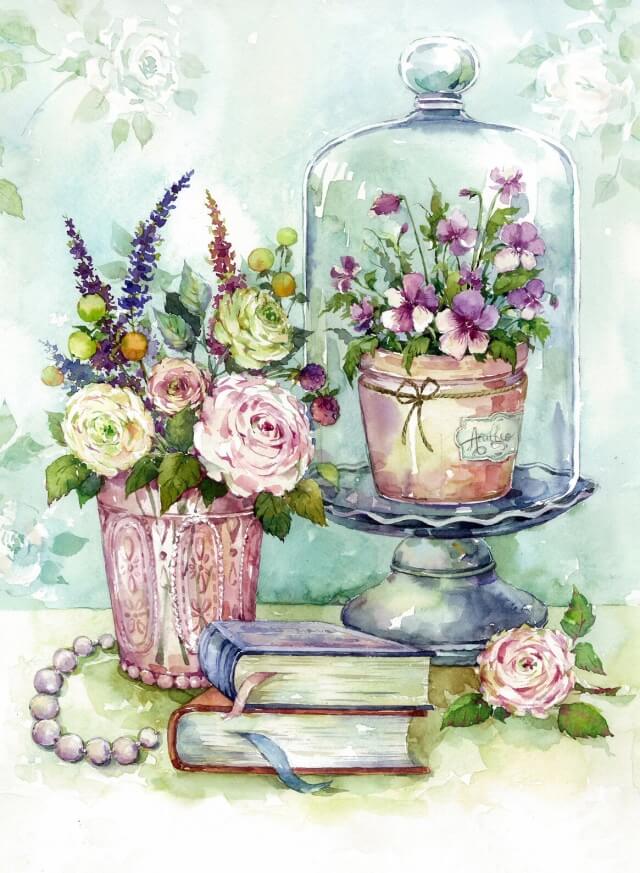 5D Diamond Painting 40x50 cm | Still life "Nice little things" (LG022e) – Diamond painting | Varvikas.Shop