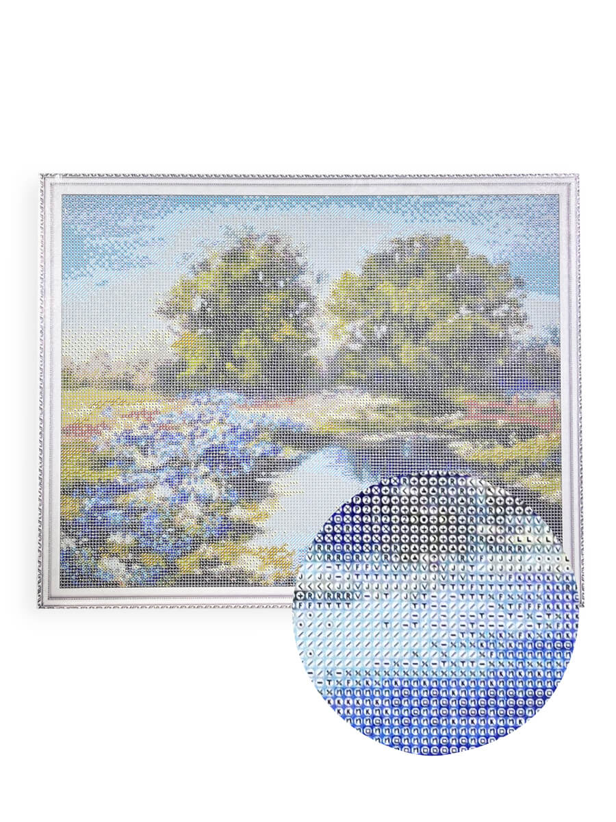 5D Diamond Painting 40x50 cm | Summer River (LG288e) – Diamond painting | Varvikas.Shop