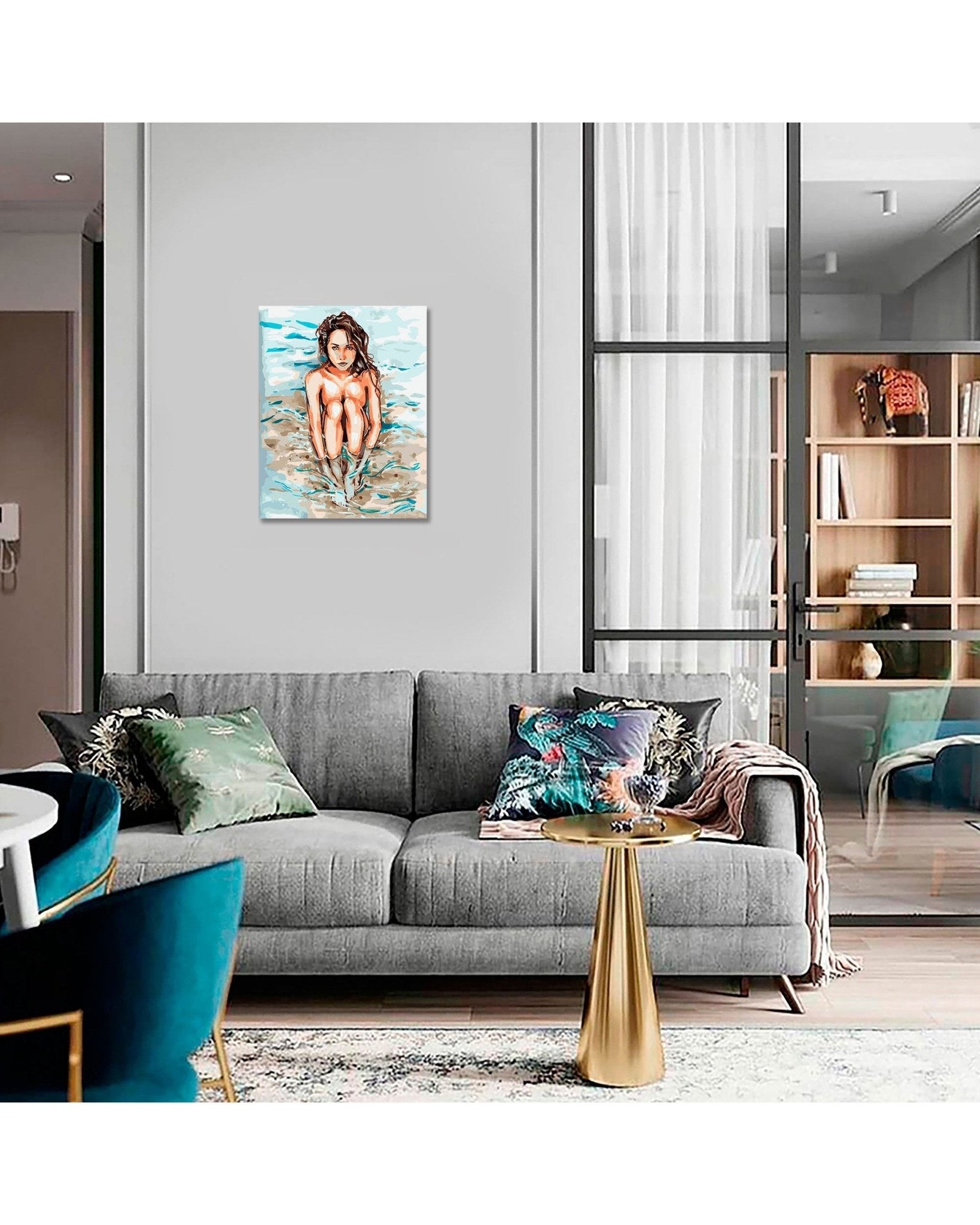 5D Diamond Painting 40x50 cm | Thoughtfulness (LG159e) – Diamond painting | Varvikas.Shop