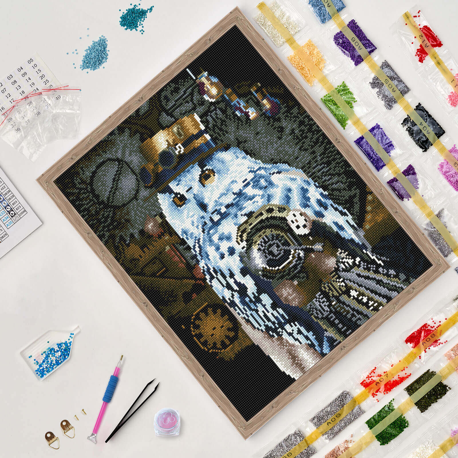 5D Diamond Painting 40x50 cm | Time Keeper (LG318e) – Diamond painting | Varvikas.Shop