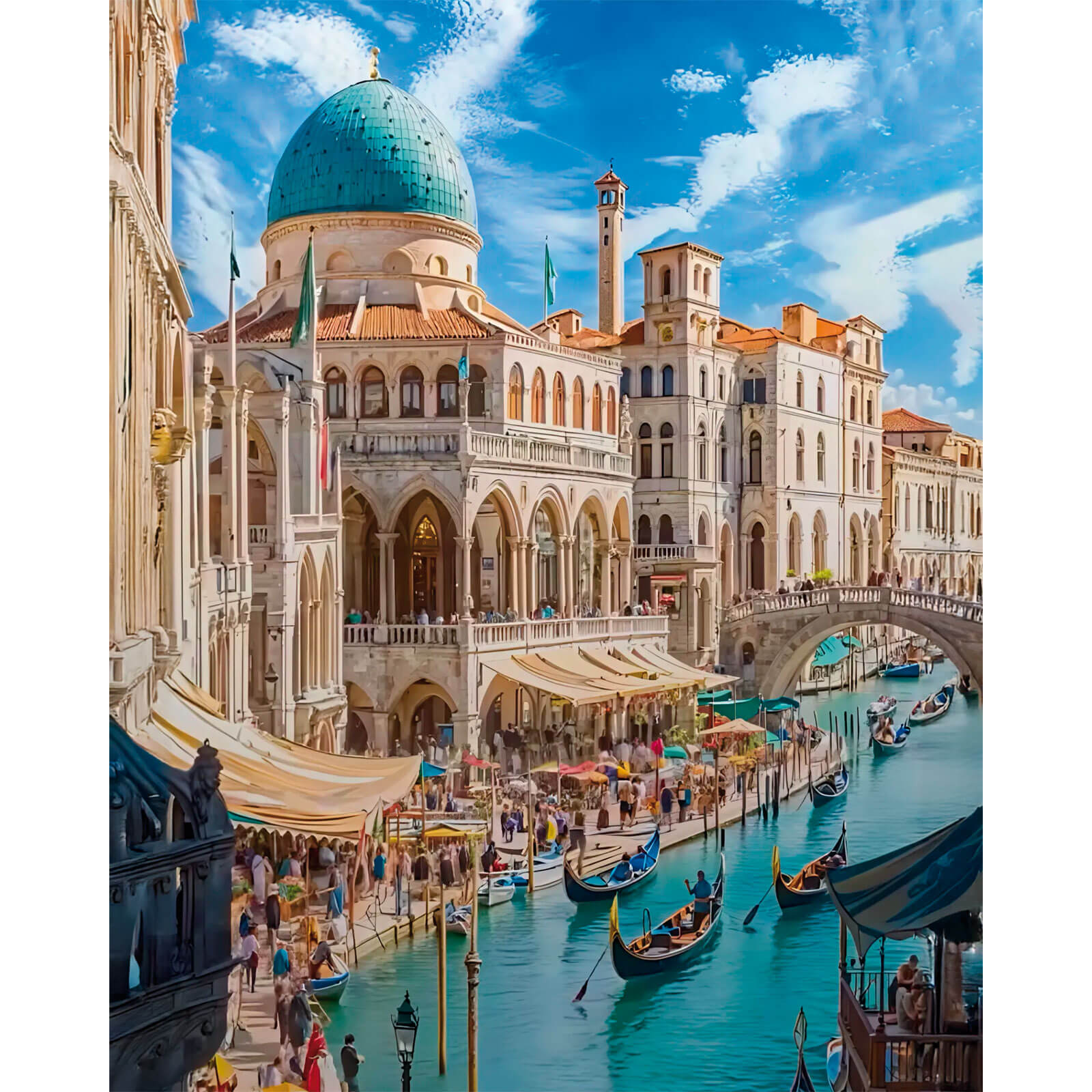 5D Diamond Painting 40x50 cm | Timeless Venice (LG378e) – Diamond painting | Varvikas.Shop
