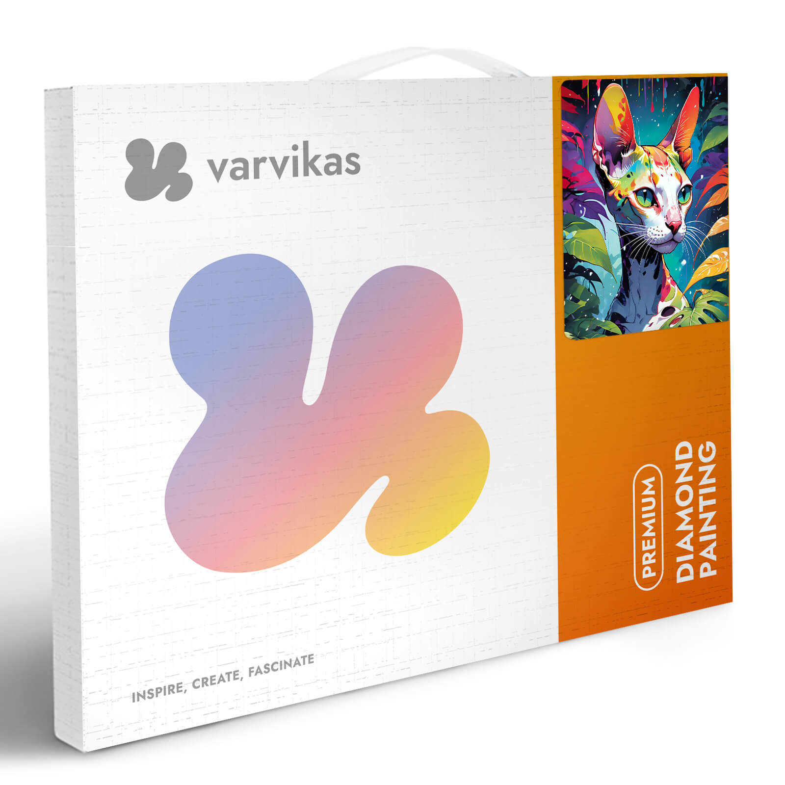 5D Diamond Painting 40x50 cm | Tropical sphynx (LG351e) – Diamond painting | Varvikas.Shop