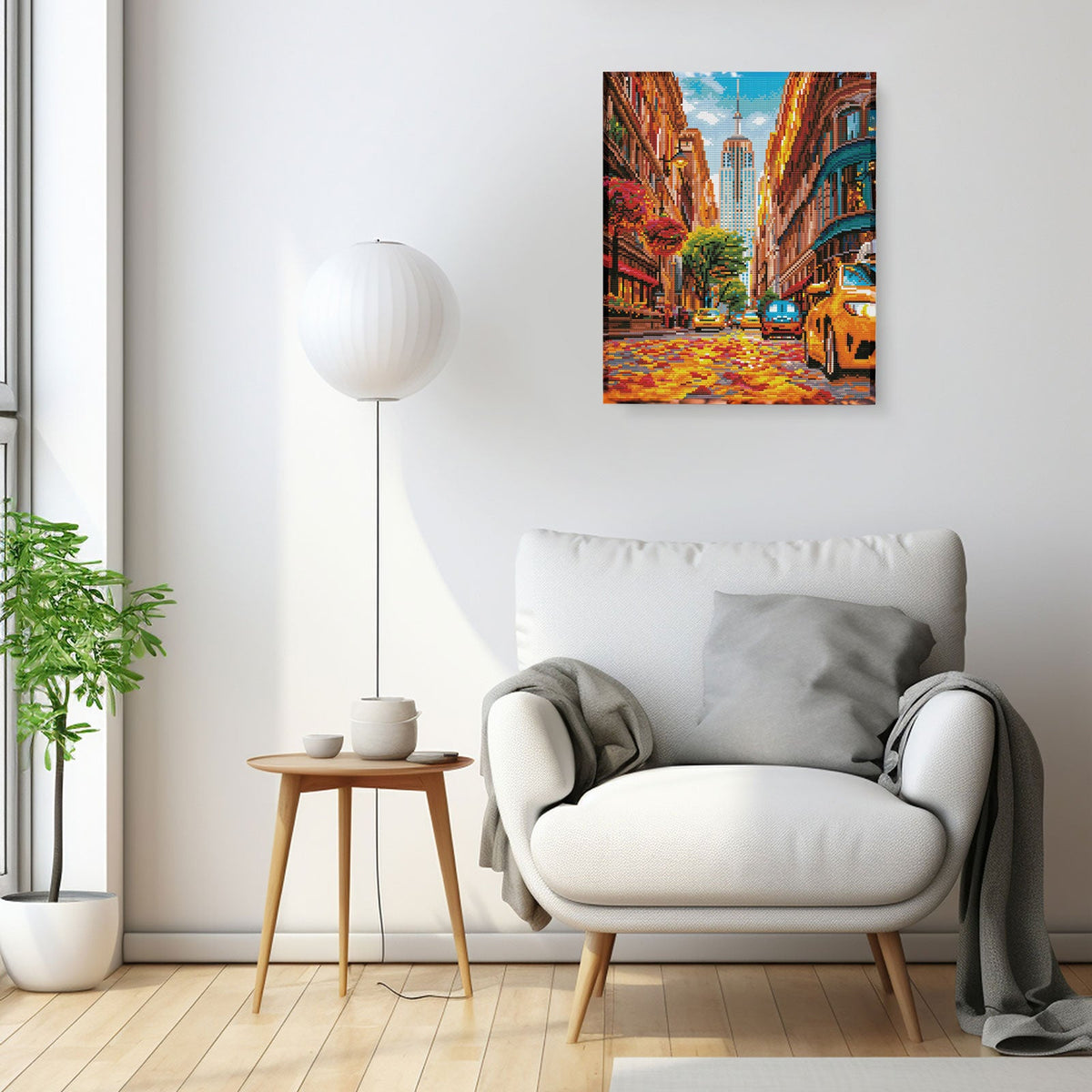 5D Diamond Painting 50×65 cm, New York Street (LMC296e) – Diamond painting | Varvikas