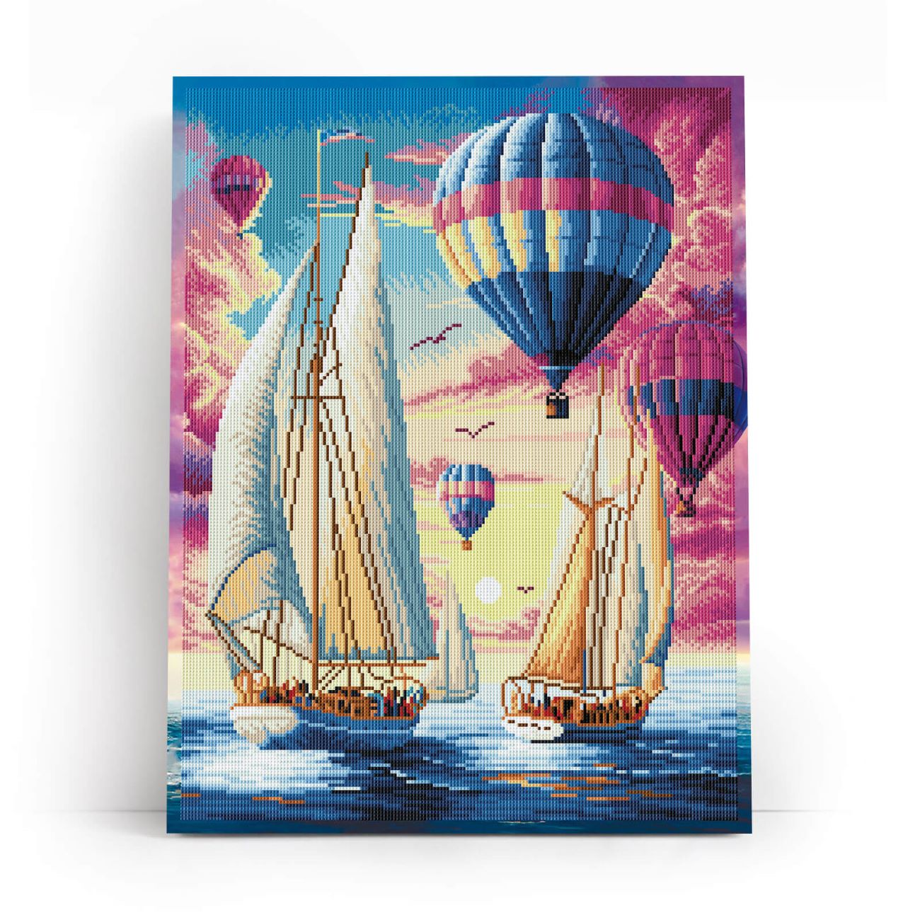 5D Diamond Painting 50x65 cm | Dawn Voyagers (LMC295e) – Diamond painting | Varvikas.Shop