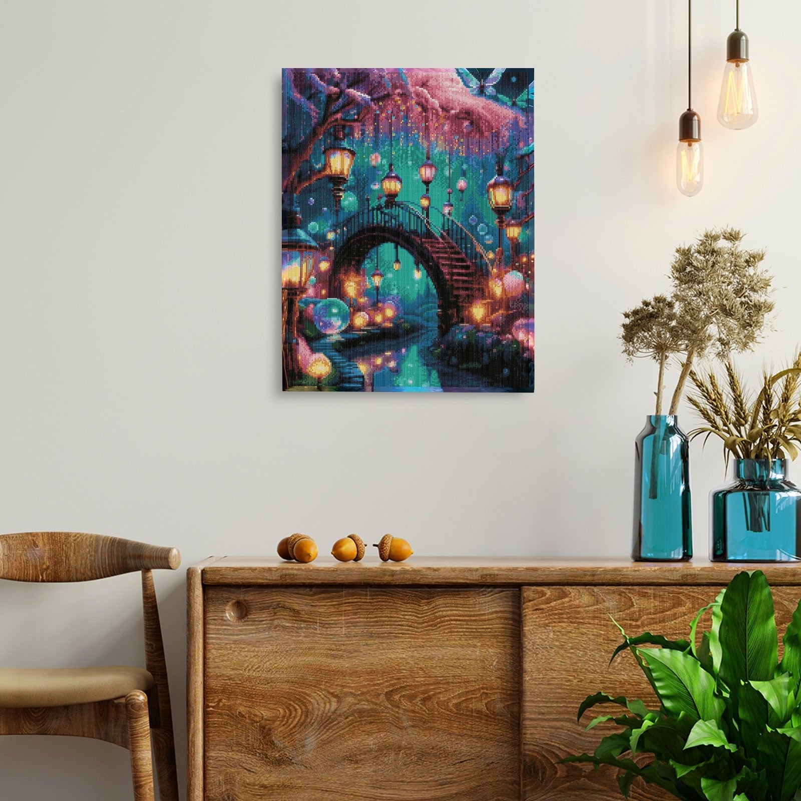 5D Diamond Painting 50x65 cm | Enchanted Street (LMC293e) – Diamond painting | Varvikas.Shop