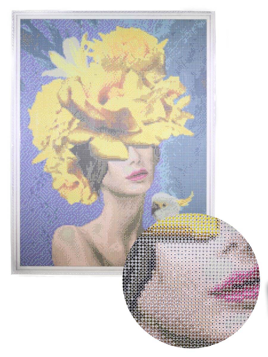 5D Diamond Painting 50x65 cm | Flower Dream in Orange (LMC031e) – Diamond painting | Varvikas.Shop