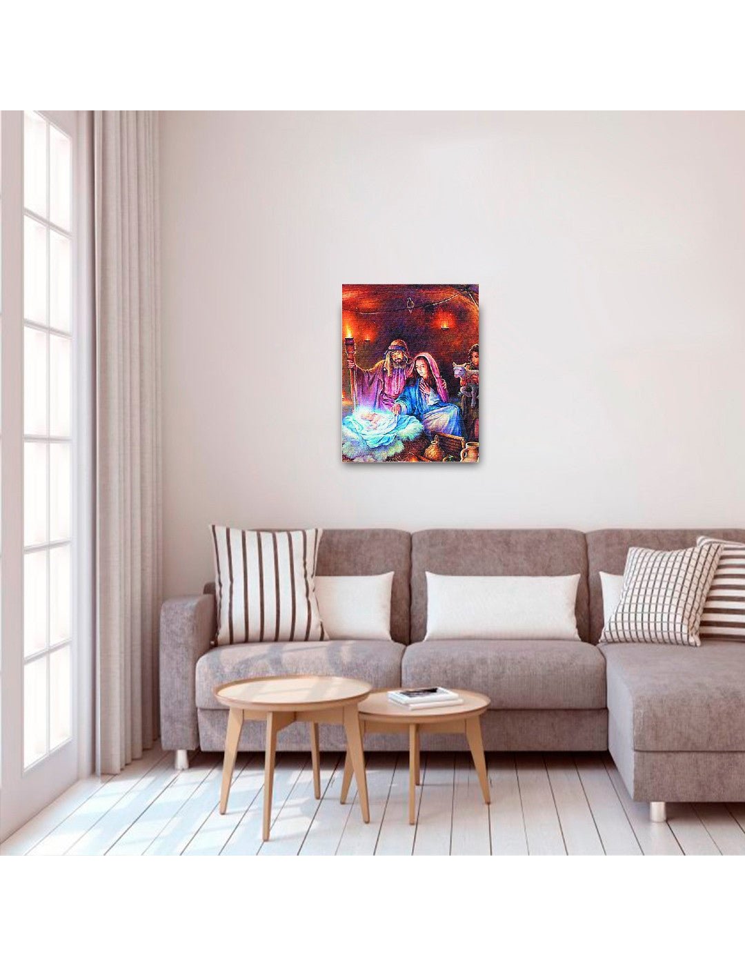 5D Diamond Painting 50x65 cm | The Birth of Jesus Christ (LMC024e) – Diamond painting | Varvikas.Shop