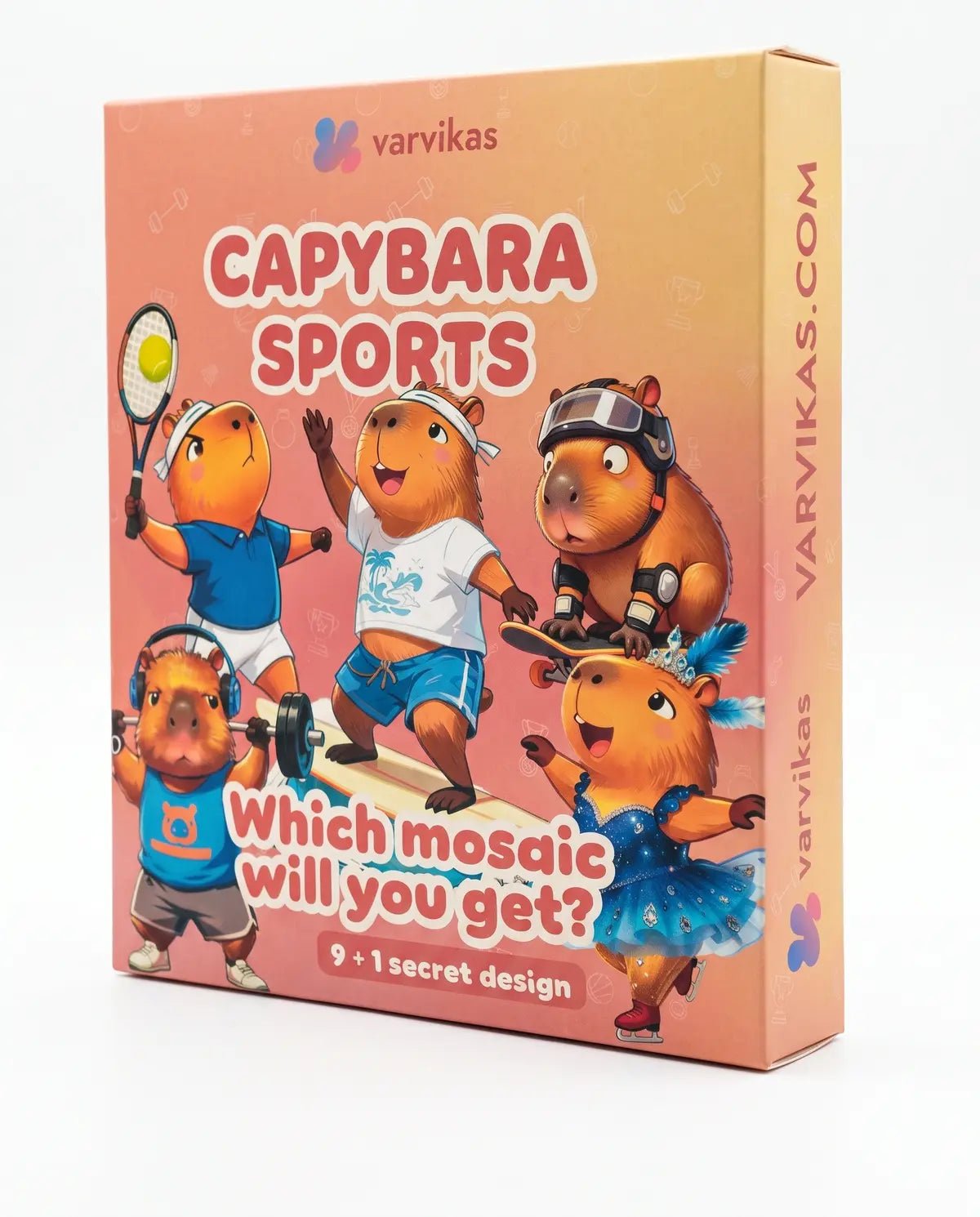 5D Diamond Painting, Capybara Sports (UB04e) – Diamond painting | Varvikas