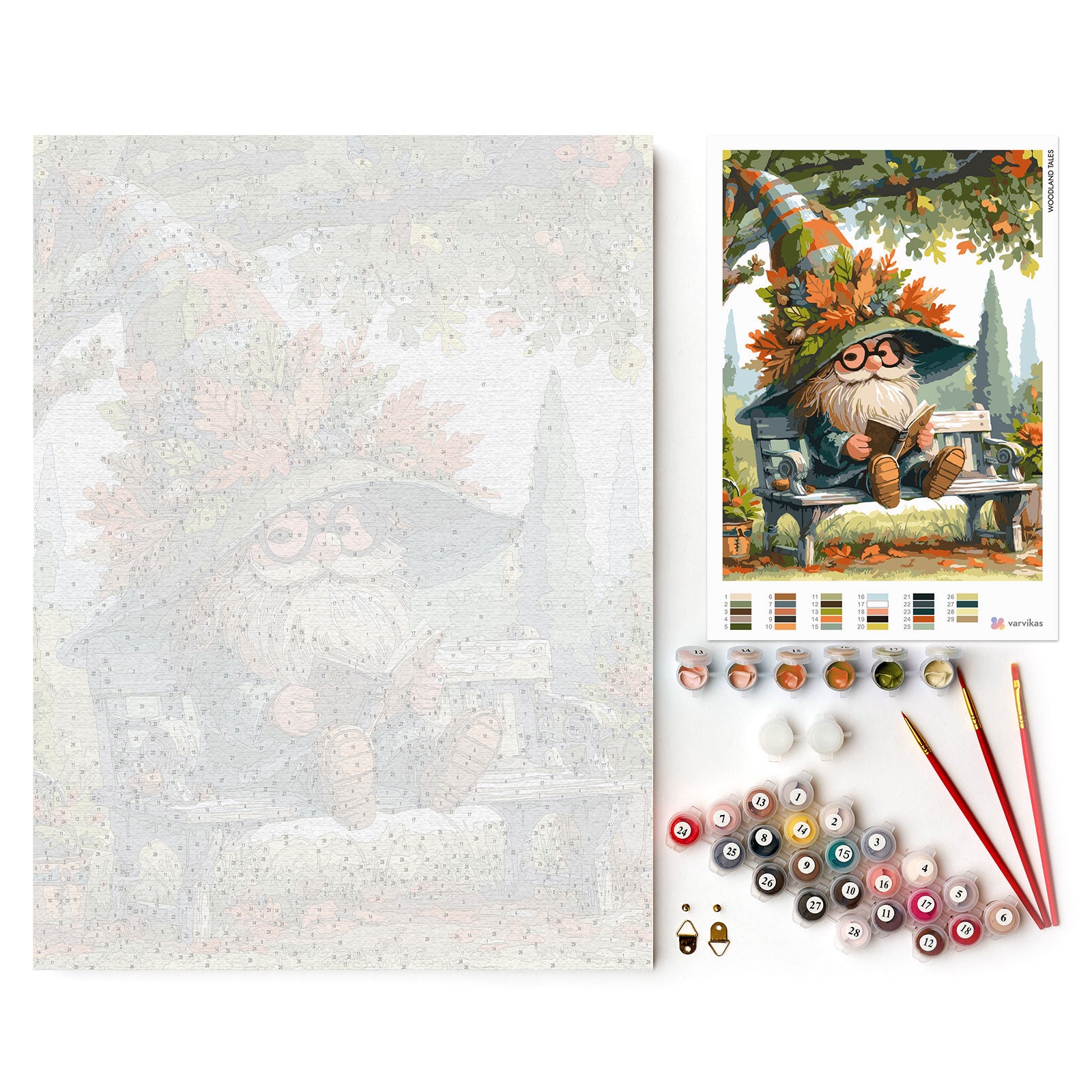 Malen nach Zahlen 30x40 cm | Waldgeschichten (ME1181e)
