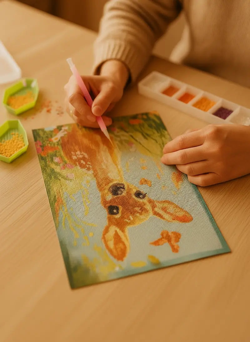 diamond painting process