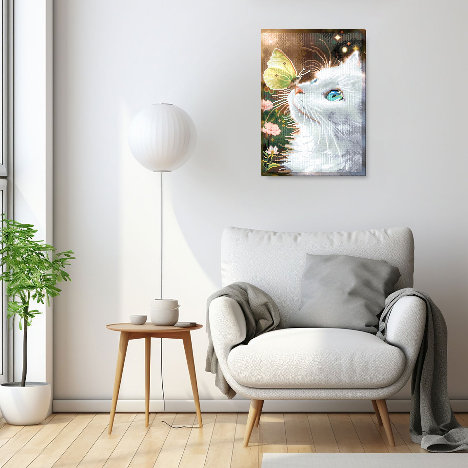 5D Diamond Painting 30×40 cm, Playful Mood (LE174e)