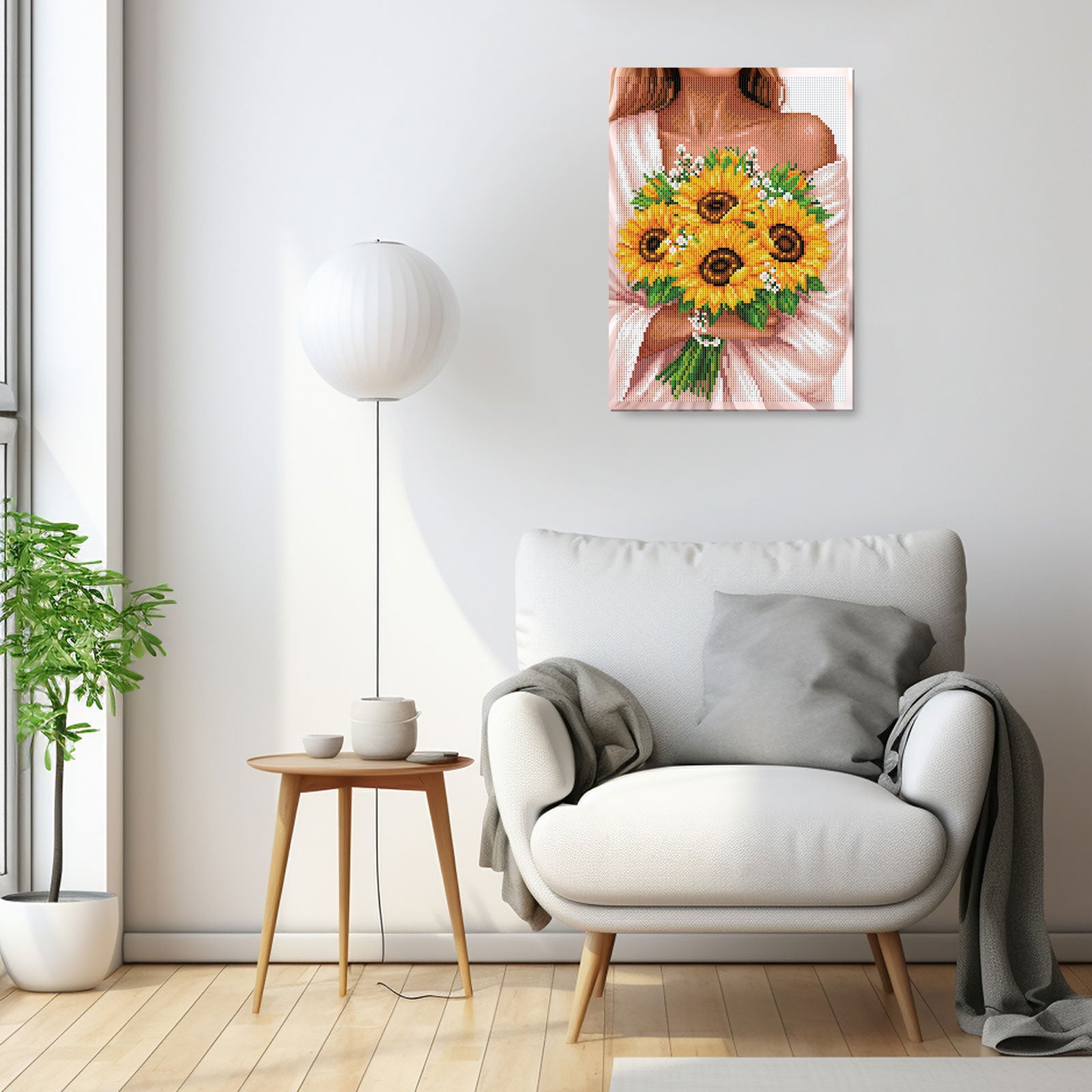 5D Diamond Painting 30×40 cm, Sunlit Embrace (LE175e)