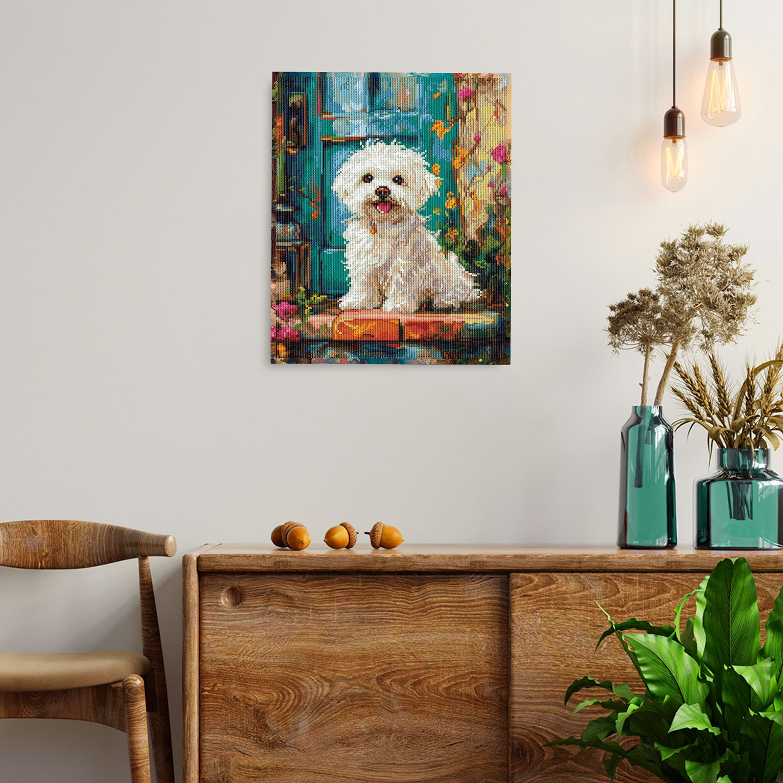 5D Diamond Painting 40×50 cm, Floral Guardian (LG405e)