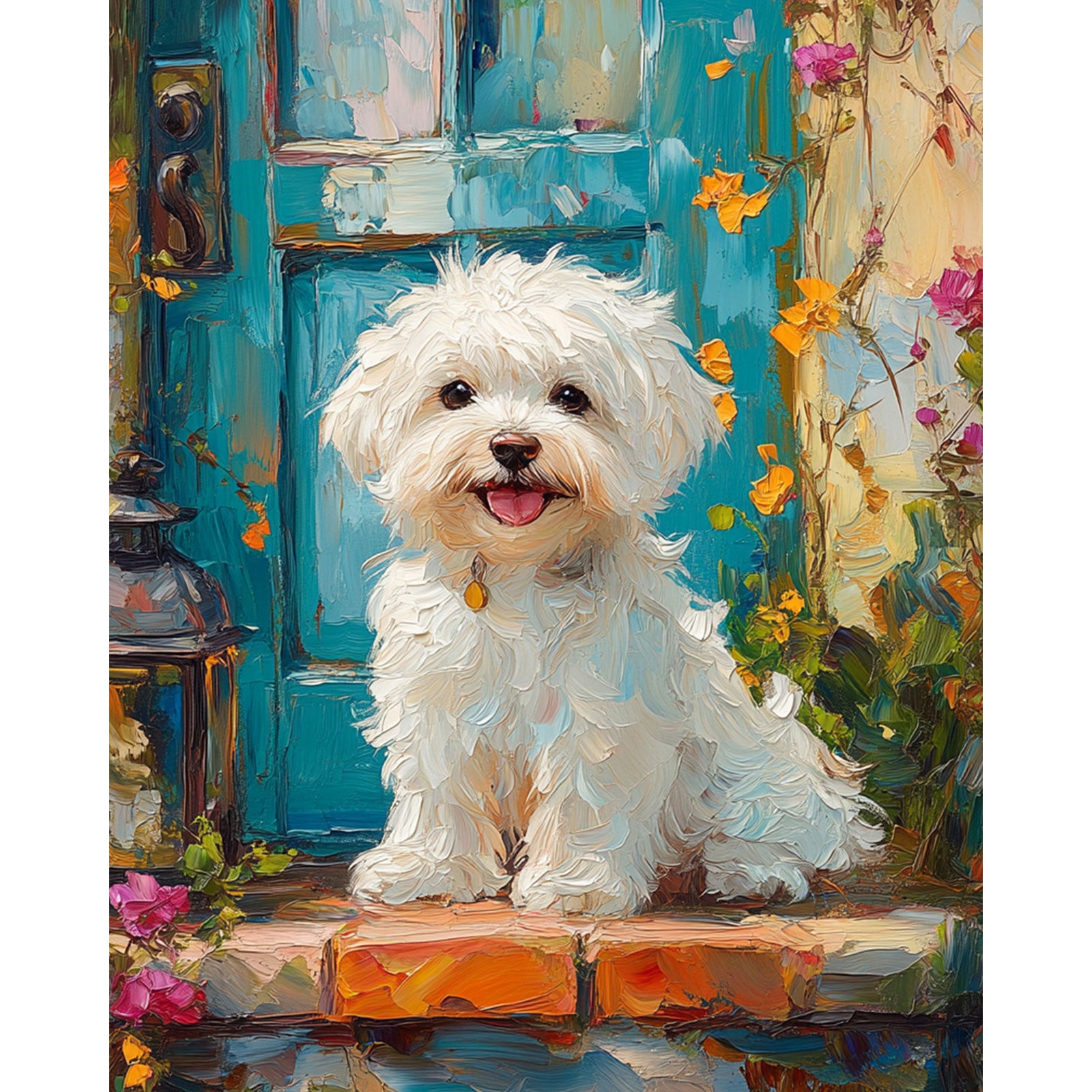 Paint by Numbers 40×50 cm, Floral Guardian (MG2542e)