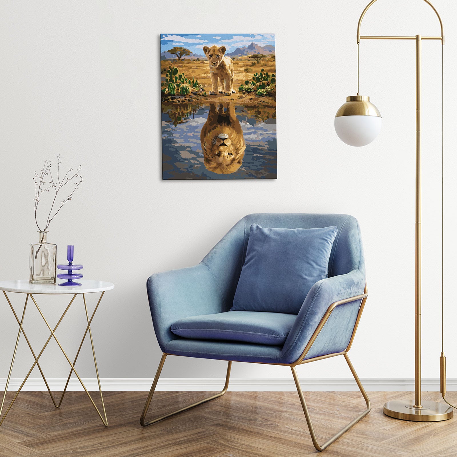 Paint by Numbers 40×50 cm, Reflection of Power (MG2544e)