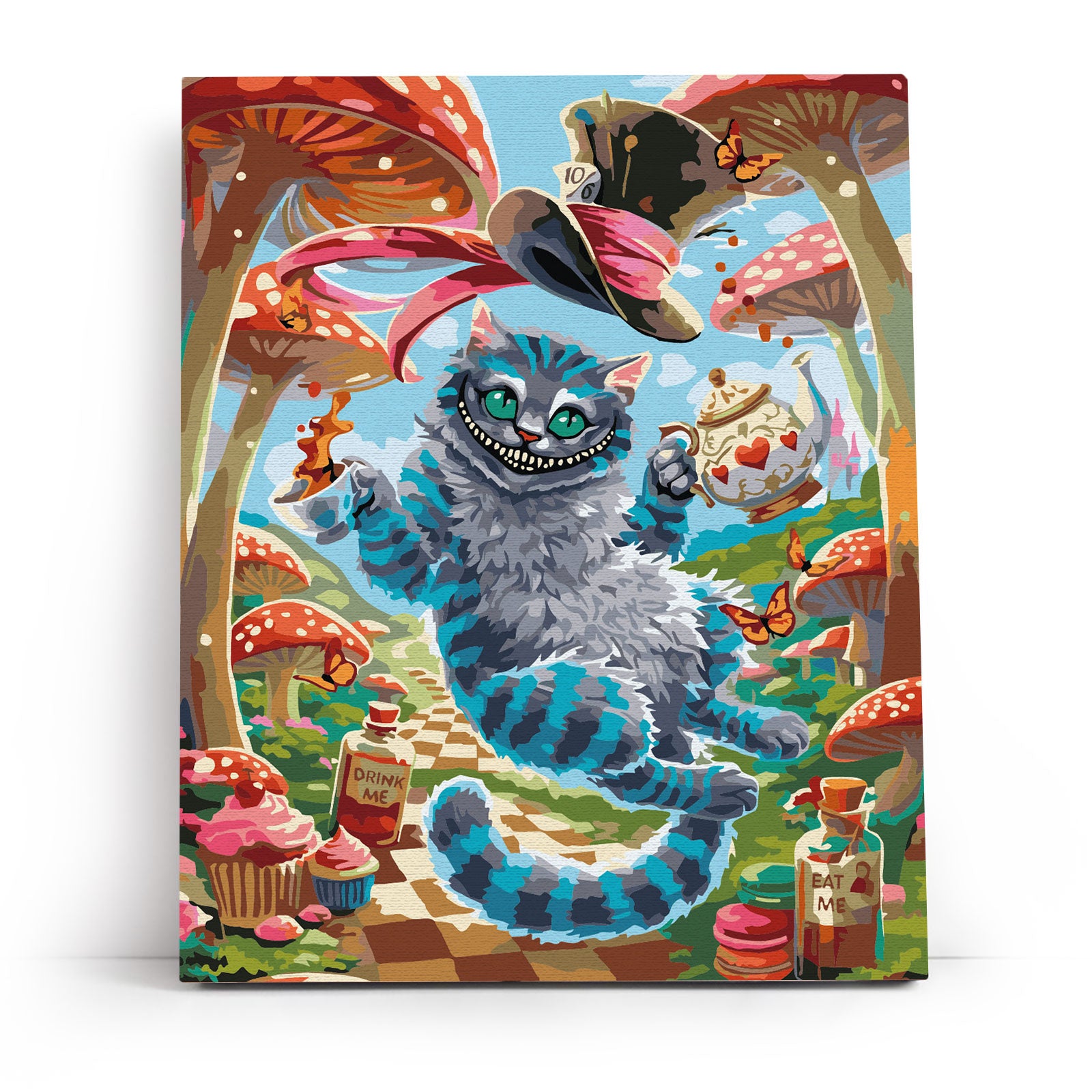 Paint by Numbers 40×50 cm, Cheshire Cat (MG2548e)