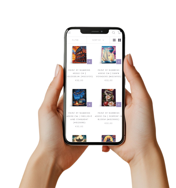 paint by numbers page contacts image