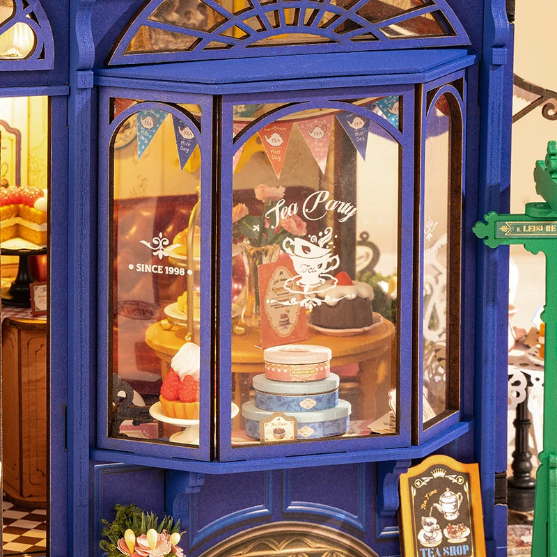 DIY Miniature House Kit (RoomBox), Leisure Time Tea Room (DG171e)