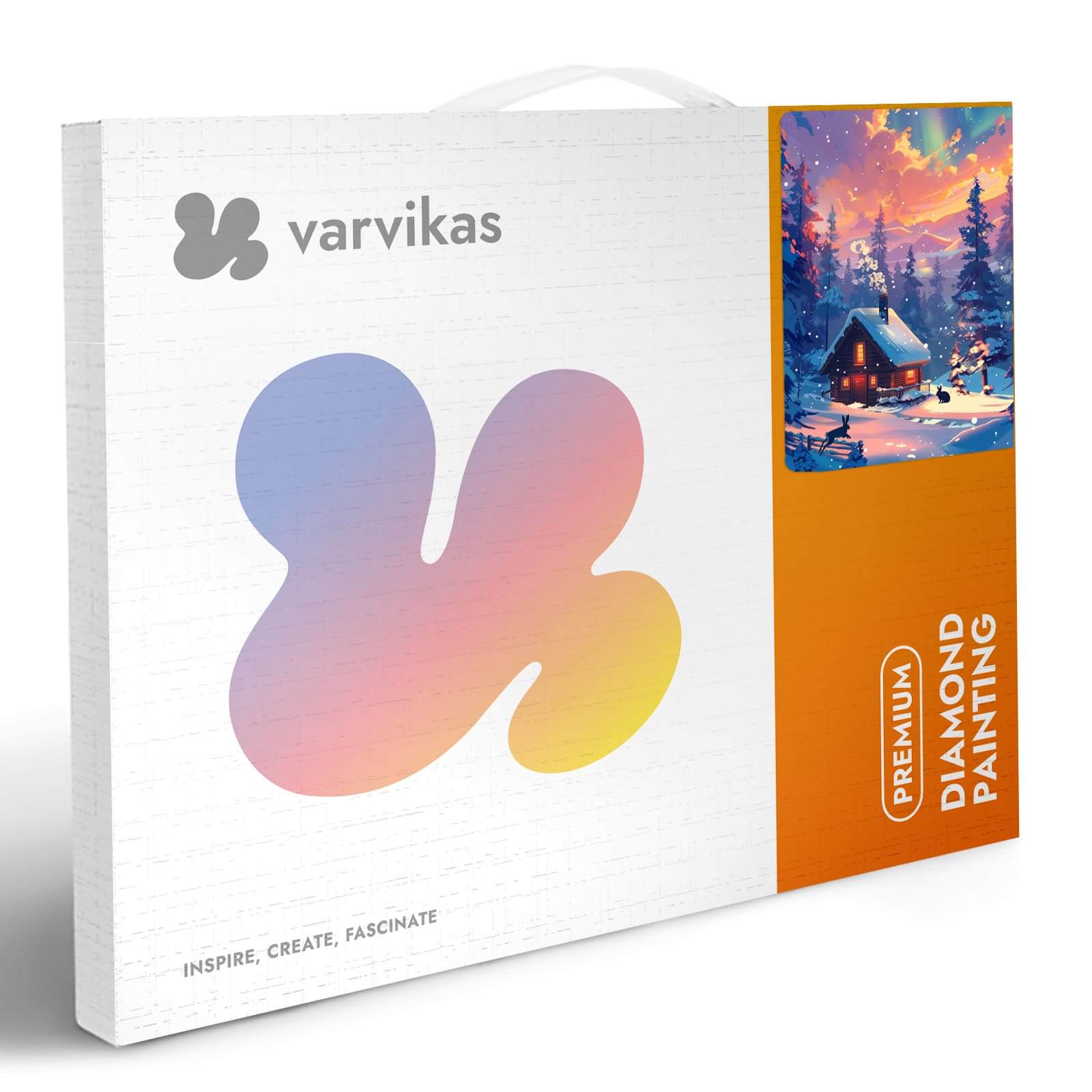 Diamond Painting - LG385e - Winter Cabin – Diamond painting | Varvikas.Shop