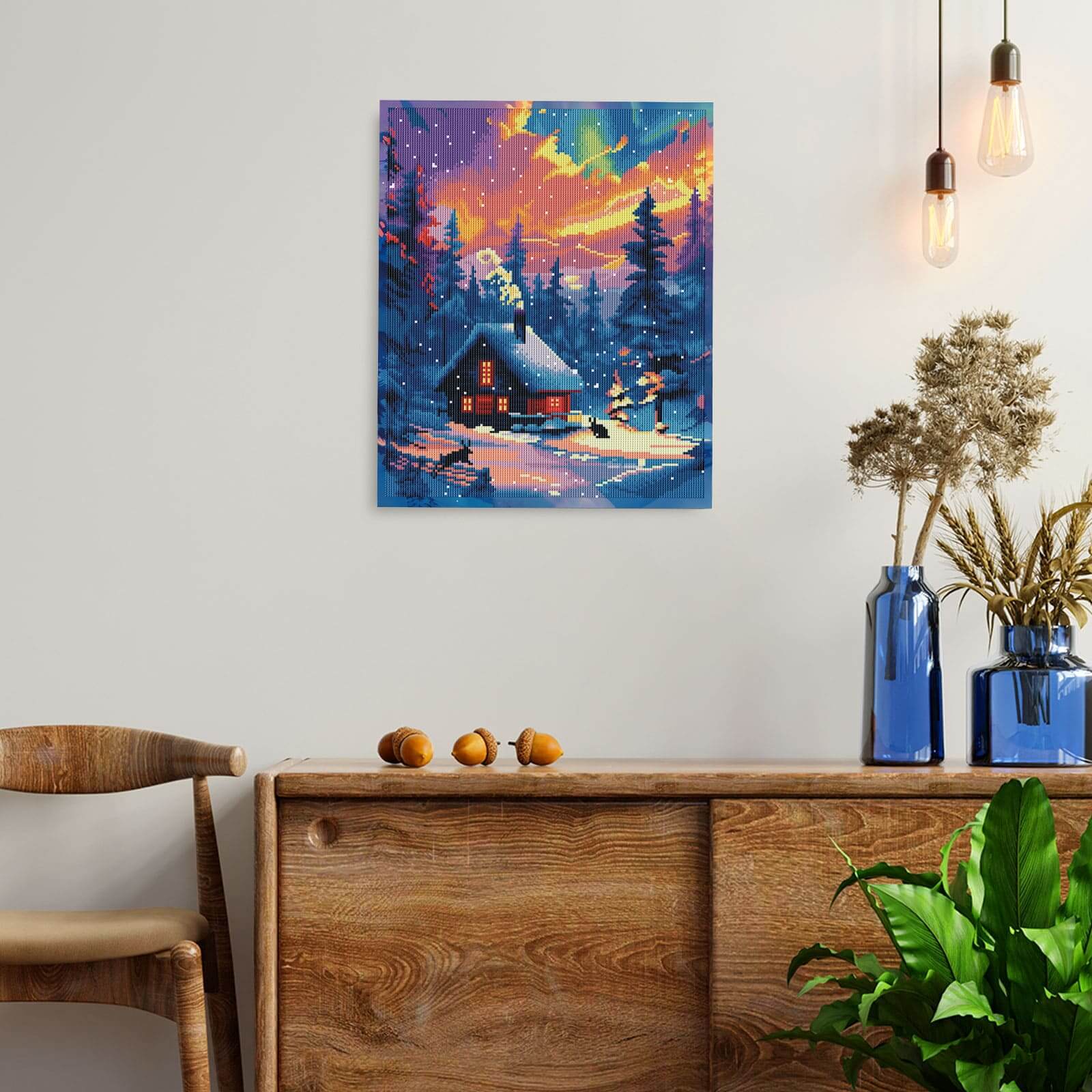 Diamond Painting - LG385e - Winter Cabin – Diamond painting | Varvikas.Shop